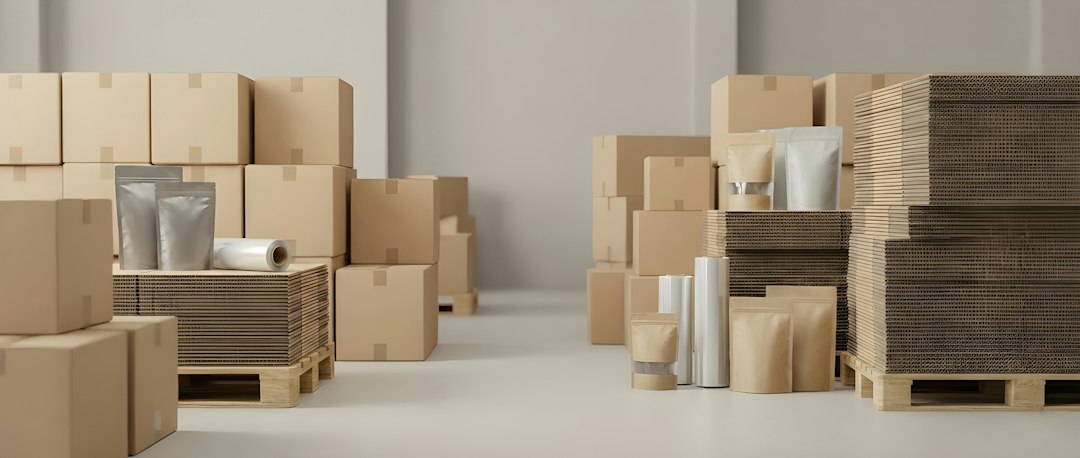 Open shipping cartons used for eCommerce order packing